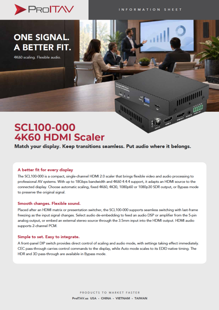 4K HDMI Scaler